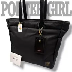 ✨新品同様✨【PORTER GIRL】SHEA シア トートバッグL ネームタグ