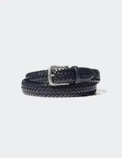 【新品未使用】UNIQLO レザーメッシュベルト　M