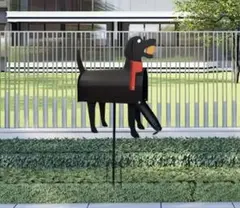 新品　犬の形状の郵便受け　郵便ポスト　自立型　アニマル　メールボックス　モダン