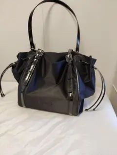 agnès b. ブラック トートバッグ