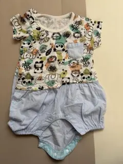 動物柄ロンパース 70cm