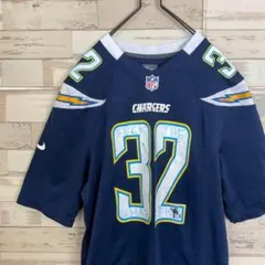 NFL CHARGERS 나이키 그레이 M 사이즈 동급 해외 사이즈 스몰 쇼트 슬리브