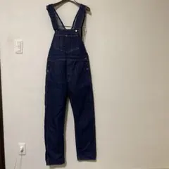 BIG JOHN ダークブルー デニムオーバーオール
