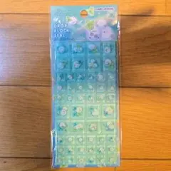 ★ シマエナガ　ドロップブロックシール　タイルシール　クローバー