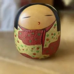 Sekiguchi Toa「彩」関口東亜作 10.5cm｜経年保管品｜創作こけし