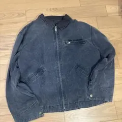 古着 襟レザー デニムジャケット darkwear opium V系 y2k - メルカリ