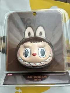 Labubu イヤホンケース　新品未開封　POPMART ラブブ　ブラウン