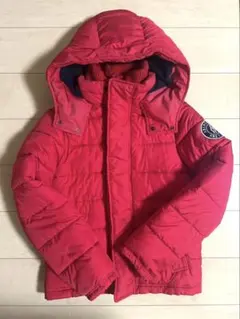 Abercrombie & Fitch ダウンジャケット 赤　USサイズS