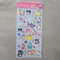 ラメ入り樹脂もりシール　サンリオ　キャラクターズ