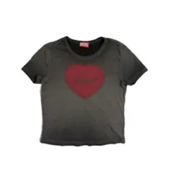 【24時間以内発送】DIESEL T-Ele ハートプリントイ Tシャツ_L 24時間以内発送】DIESEL T-Ele ハートプリントイ Tシャツ_L