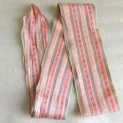 半幅帯✴ピンク系✴和装用品✴中古品