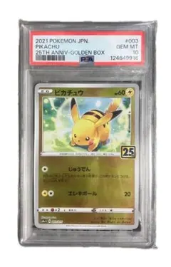【極美品】25th ANNIVERSARY GOLDEN BOX ピカチュウ