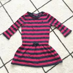 ラルフローレン 長袖ワンピース 70cm 9m ボーダー