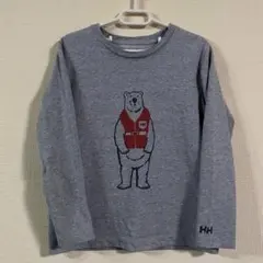 ヘリーハンセン　長袖　トップス　ロンT 130 くま　カットソー