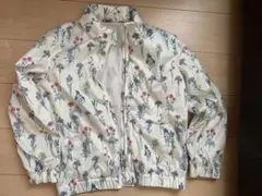 ウィンドブレーカー160 ギャップ　品 作 花柄　 ボタニカル　ナイロンパーカー