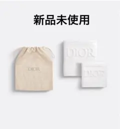 新品 Dior ノベルティ ディオール オリジナル タオル セット 巾着袋付き