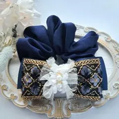 紅茶様お取引中⭐3365⭐❣️大人可愛い華やかアクセ❣️オリジナル✴インド刺繍