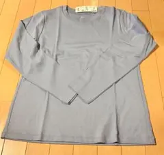 UNIQLO スムースストレッチ コットンクルーネックT 長袖 L WOMAN