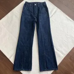 美品　PAGEBOY ブーツカットデニムパンツ フロントスリット 25Sサイズのサムネイル