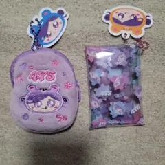 しなクマ刺繍ポーチ&クリアマルチケース