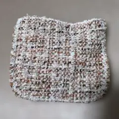 CHANELシャネル☆レキャトルオンブルツイード03ツイード袋のみ！本体なし！