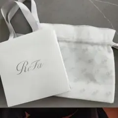 ReFa ロゴ入り ホワイトショップ袋