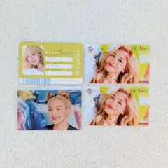 TWICE ジヒョ クリアトレカ IDカード トレカセット