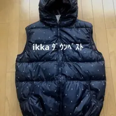 ikka ダウンベスト 紺XLのサムネイル