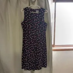 美品　People Tree オーガニックコットン ノースリーブワンピース