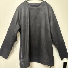ちゃぼう様専用 Y-3 チャコールグレー×グレー 長袖カットソー 175/88A