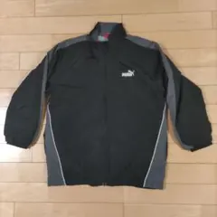 PUMA ウィンドブレーカー 黒/グレー