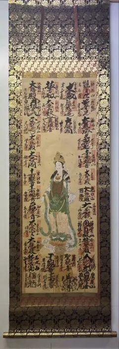 中国 美人画 唐寅 仕女図 三尺中堂掛け軸／表装済み - メルカリ