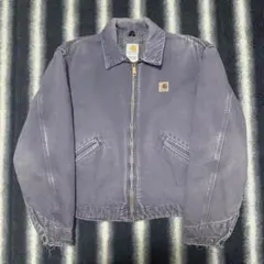 【極上フェード】カーハート　デトロイトジャケット　紺　L