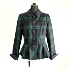 90s YORKLAND ヨークランド チェック柄 フリンジ コート 80～90s YORKLAND mohair blend check coat | 古着屋 grin days