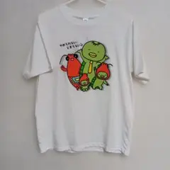 面白 Tシャツかっぱエビせん Lサイズ ホワイト