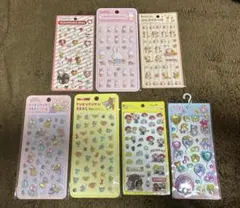 ぷくぷくシール 他7点まとめ売り