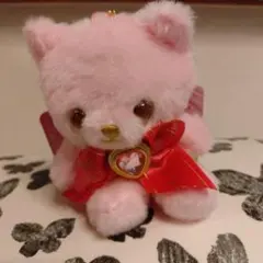 YELL桃色のお友達☆ぬいぐるみ マスコット ピンク ハートチャーム付 匿名配送のサムネイル