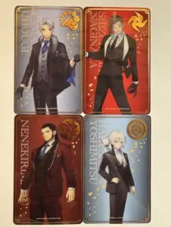 大本丸博 刀剣乱舞 祝装箔押しクリアカード 4枚セット