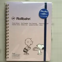 PLAZA限定 ロルバーン ポケット付メモL スヌーピー PEANUT