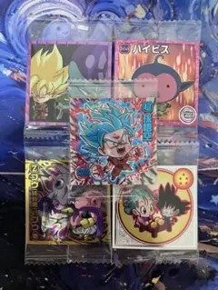 ドラゴンボールウエハースシール5枚のサムネイル