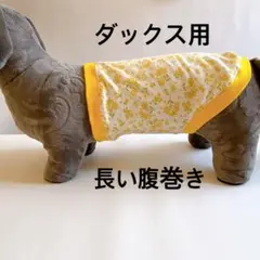 【胴長ダックス専用】完成品！ミニチュアダックスめくれない 長い腹巻 防寒対策