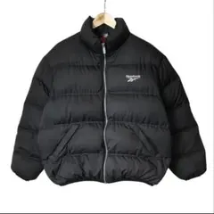 90s Reebok ブラック 肉厚 ダウンジャケット M