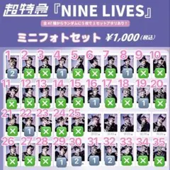 超特急 NINE LIVES ミニフォト（バラ売り）