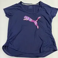 PUMA レディース 半袖Tシャツ ネイビー Sサイズのサムネイル