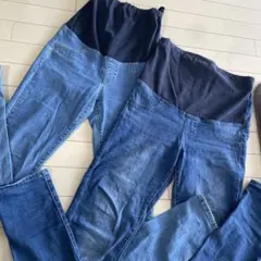 ユニクロ マタニティデニムM 2本セット