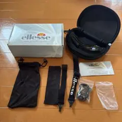 ellesse サングラス クリア・イエロー・スモークレンズ付き