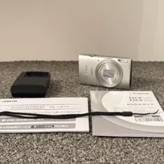 【美品】Canon IXY170 シルバー 動作良好 コンデジ