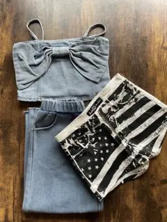 ショートパンツ・デニムセットアップ