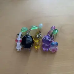 ピクミン めじるしアクセサリー2　ガチャ 白、岩、黄、紫、羽ピクミン