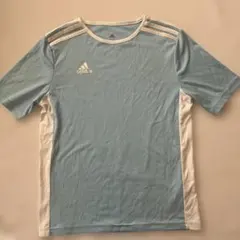adidas Climalite 水色 Tシャツ M